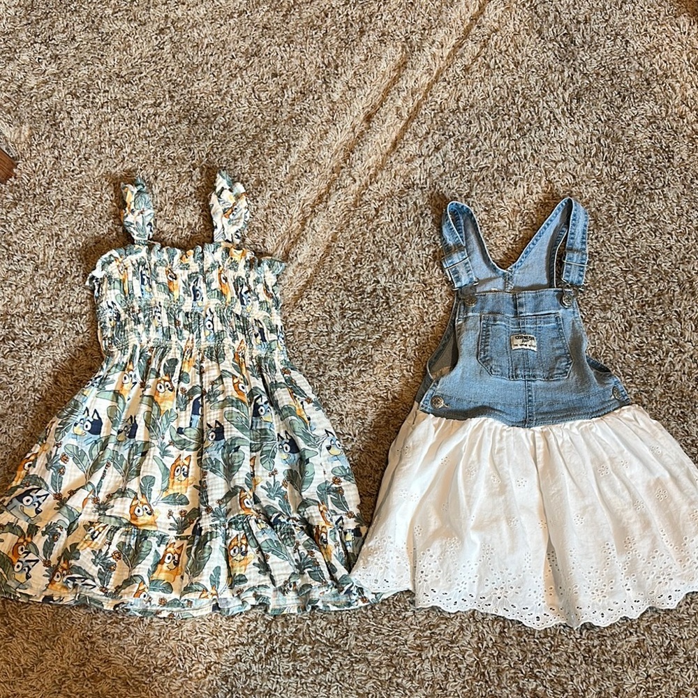 OshKosh B'gosh Overall & Bluey Dresses